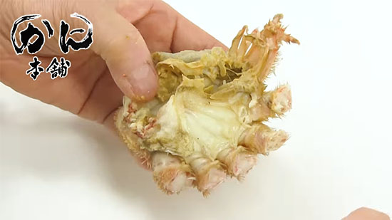 えらを取り終えた