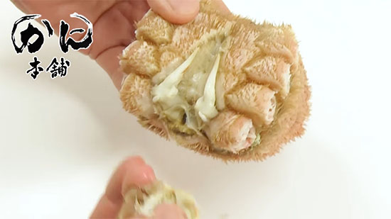 ふんどしを切り離し終えた