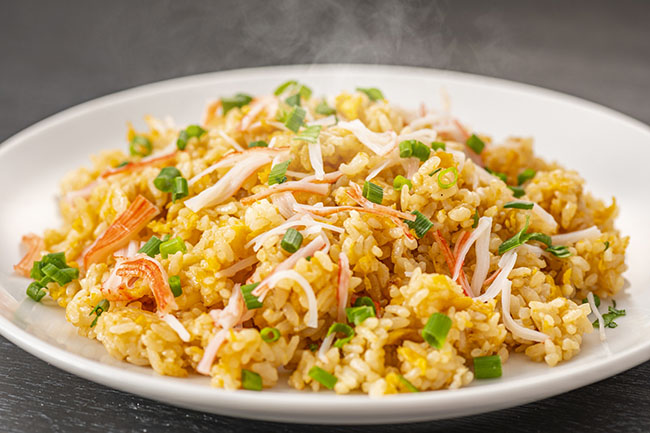 カニチャーハンの写真