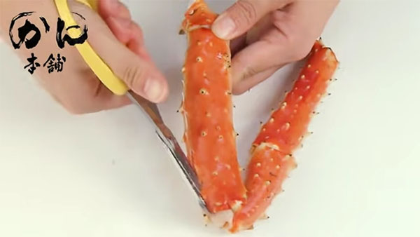 関節の所で切るのを止める