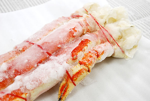 カニをとり出してみた写真