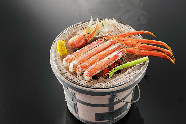 ズワイの焼きガニの写真